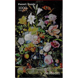 PuzzelMan (760) - Jan Davidszoon de Heem: "Vase de Fleurs" - 1000 pièces