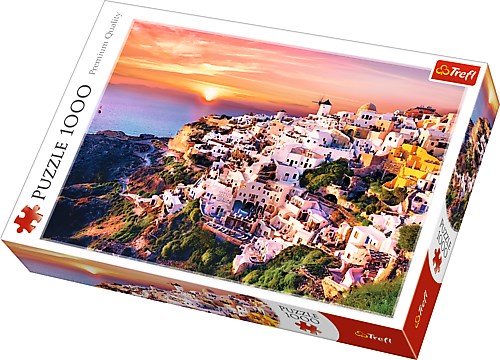 Trefl (10435) - "Sunset over Santorini" - 1000 pièces