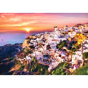 Trefl (10435) - "Sunset over Santorini" - 1000 pièces