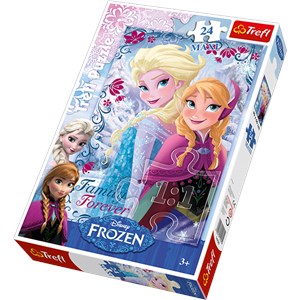 Trefl (14225) - "Sisters From The Frozen Land" - 24 pièces