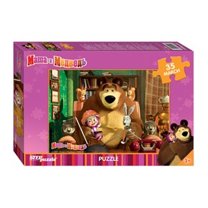 Step Puzzle (91211) - "Masha and The Bear" - 35 pièces