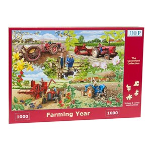 The House of Puzzles (4005) - "Farming Year" - 1000 pièces