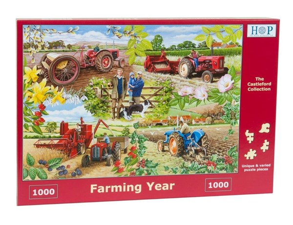 The House of Puzzles (4005) - "Farming Year" - 1000 pièces