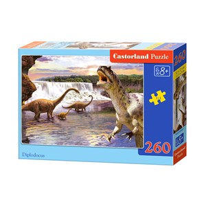 Castorland (B-26999) - "Dinosaures: Diplodocus" - 260 pièces