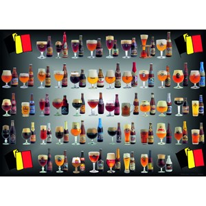 PuzzelMan (095) - "Bières de Belgique" - 1000 pièces