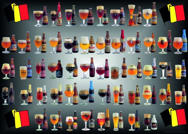 PuzzelMan (095) - "Bières de Belgique" - 1000 pièces