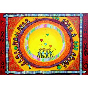 Grafika (00659) - Anne Poire, Patrick Guallino: "Portrait de Famille" - 1000 pièces