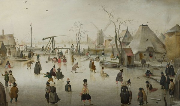 PuzzelMan (733) - Hendrick Avercamp: "On the Ice" - 1000 pièces