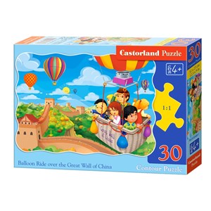 Castorland (B-03648) - "Balloon Ride over the Grat Wall of China" - 30 pièces