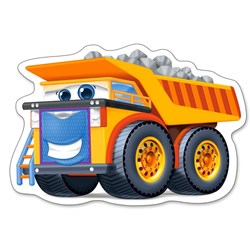 Castorland (B-005024) - "Engins de Chantier Rigolos" - 3 4 6 9 pièces