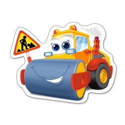 Castorland (B-005024) - "Engins de Chantier Rigolos" - 3 4 6 9 pièces