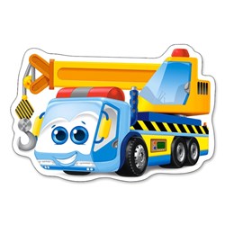 Castorland (B-005024) - "Engins de Chantier Rigolos" - 3 4 6 9 pièces