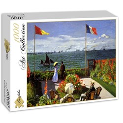 Grafika (00036) - Claude Monet: "Terrasse à Sainte-Adresse, 1867" - 1000 pièces