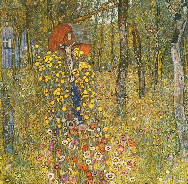 Grafika (00012) - Gustav Klimt: "Jardin au Crucifix, 1911-1912" - 1500 pièces
