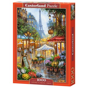 Castorland (C-103669) - "Spring Flowers, Paris" - 1000 pièces