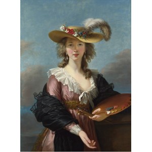 Grafika (02173) - Élisabeth Vigée Le Brun: "Autoportrait au Chapeau de Paille, 1782" - 300 pièces