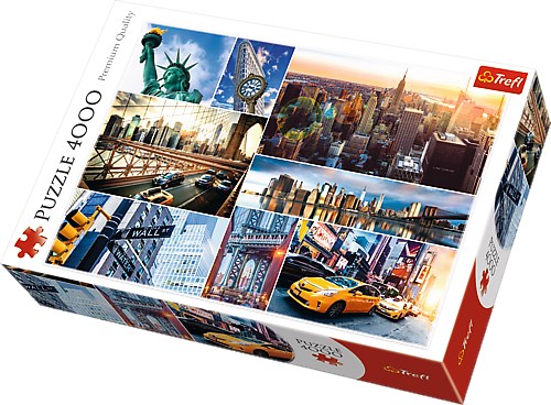 Trefl (45006) - "New York, Collage" - 4000 pièces