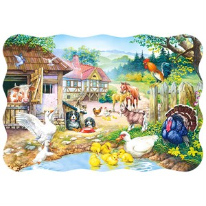 Castorland (B-03310) - "La ferme" - 30 pièces