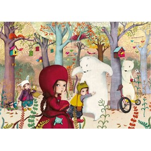 Puzzle Michele Wilson (W308-24) - "Rencontre en forêt" - 24 pièces
