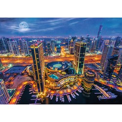 Trefl (27094) - "Lights of Dubai" - 2000 pièces