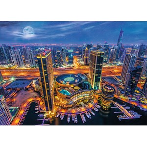Trefl (27094) - "Lights of Dubai" - 2000 pièces