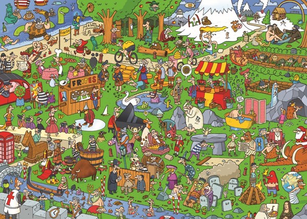 PuzzelMan (121) - "L'Europe" - 1000 pièces