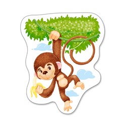 Castorland (B-005017) - "Animaux d'Afrique" - 3 4 6 9 pièces