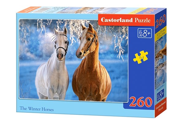 Castorland (B-27378) - "The Winter Horses" - 260 pièces