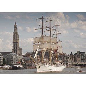 PuzzelMan (405) - "Belgique, Anvers" - 1000 pièces