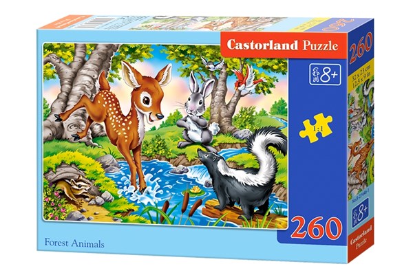 Castorland (B-27446) - "Les Animaux de la Forêt" - 260 pièces