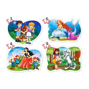 Castorland (B-005062) - "Fairytales Friends" - 3 4 6 9 pièces