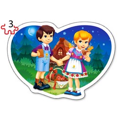 Castorland (B-005062) - "Fairytales Friends" - 3 4 6 9 pièces