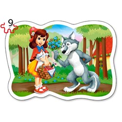 Castorland (B-005062) - "Fairytales Friends" - 3 4 6 9 pièces