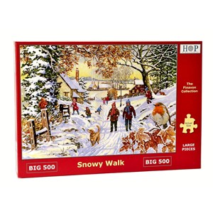 The House of Puzzles (4388) - "Snowy Walk" - 500 pièces