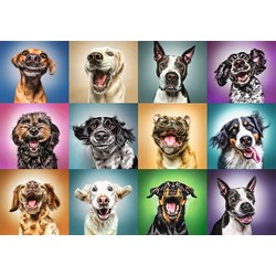 Trefl (10462) - "Funny Dog Portraits" - 1000 pièces