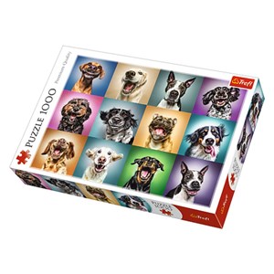 Trefl (10462) - "Funny Dog Portraits" - 1000 pièces