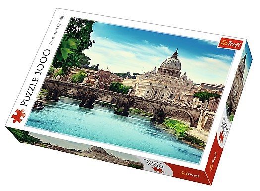 Trefl (10449) - "Château Saint-Ange, Rome" - 1000 pièces