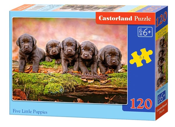 Castorland (B-13418) - "Chiots" - 120 pièces