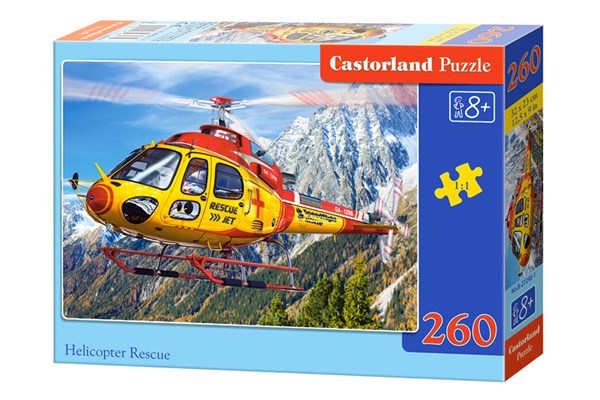 Castorland (B-27248) - "Hélicoptère de secours" - 260 pièces