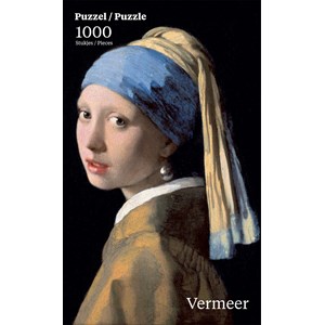 PuzzelMan (762) - Johannes Vermeer: "La Jeune Fille à la Perle" - 1000 pièces