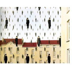 Puzzle Michele Wilson (A550-80) - Rene Magritte: "Golconde, 1953" - 80 pièces