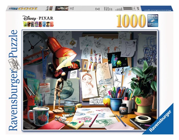 Ravensburger (19432) - "The Artist's Desk" - 1000 pièces