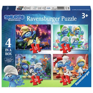 Ravensburger (06920) - "The Smurfs" - 12 16 20 24 pièces