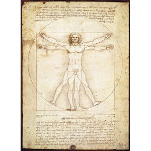 Eurographics (6000-5098) - Leonardo Da Vinci: "L'homme de Vitruve" - 1000 pièces
