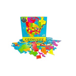 Geo Toys (GEO 104) - "United States & Canada" - 70 pièces