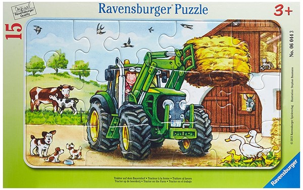 Ravensburger (06044) - "Tracteur à la ferme" - 15 pièces