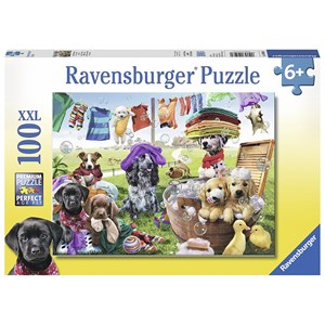 Ravensburger (10596) - "Colorful Washing Day" - 100 pièces