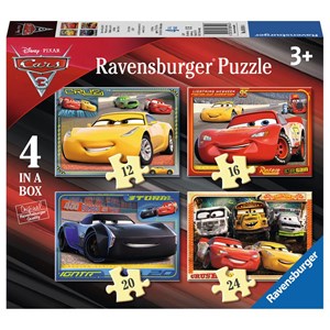 Ravensburger (06894) - "Cars 3" - 12 16 20 24 pièces