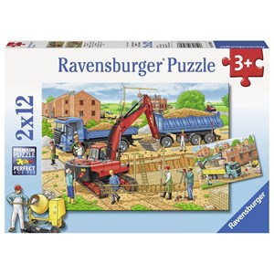 Ravensburger (07589) - "Busy Construction Site" - 12 pièces