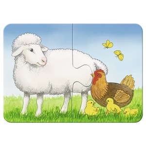 Ravensburger (06953) - "Animaux de la Ferme" - 2 4 6 8 pièces